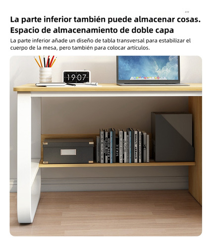 Escritorio De Oficina Para Computadora Con Cajón De Madera