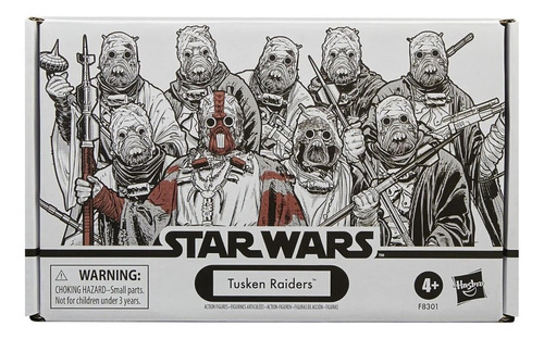 Boneco De Ação Star Wars Tusken Raiders 9,5 Cm, Pacote Com 4