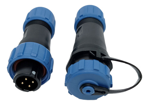 100x Conector 4 Vias Pinos Contatos Sp13 Plugue Ip68 Docking
