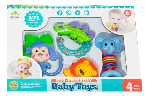 Set Sonajeros Sonajas Para Bebe Sunlike 800-4e