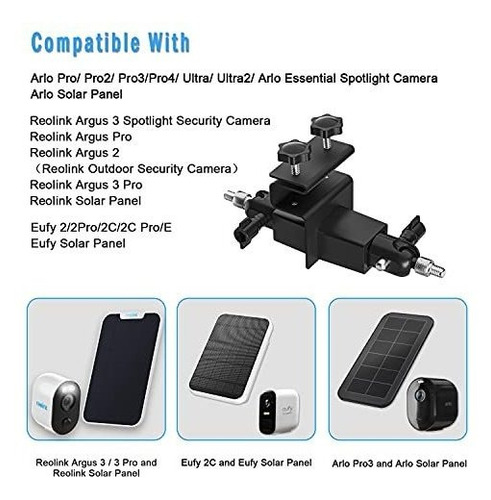 Weatherproof Gutter Montaje Para With Eufycam Solar In 1