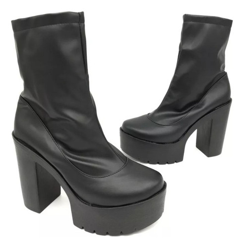 . Botines Botas Bratz De Tacon Alto Con Plataforma Moda .