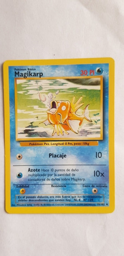 Magikarp Carta Pokemon Edic Original En Perfecto Estado