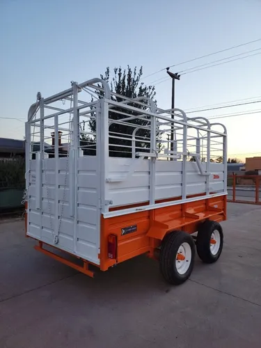 Acoplado Jaula 3 Metros Carro Vaquero Trailer Desmontable