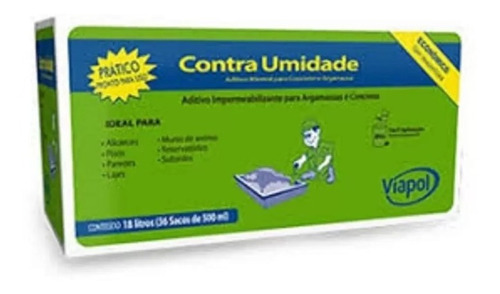 Aditivo Impermeabilizante Contra Umidade Cx  Viapol 18 Lts