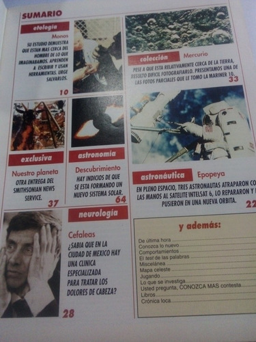 Imagen 2 de 4 de Revista Conozca Más Año 3 No. 12 Lo Que Los Monos Enseñan