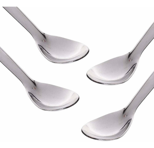 10 Pcs Espátula De Cuchara De Laboratorio Acero Inoxidable