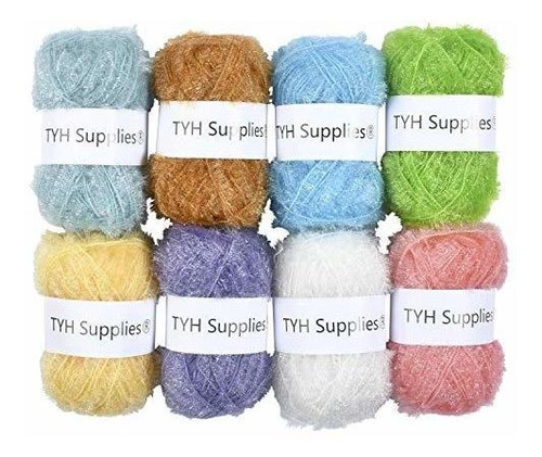 Tyh Supplie Scrubbing Dish Scrubber Hilo Para Crochet Tejer