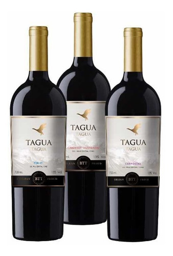 Vino Tahua Chileno 750 Ml (6 Unidades)