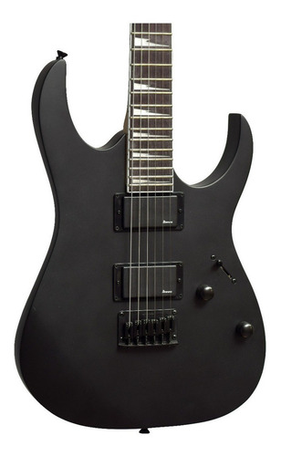 Imagen 3 de 4 de Guitarra eléctrica Ibanez RG GIO GRG121DX soloist de álamo black flat con diapasón de amaranto