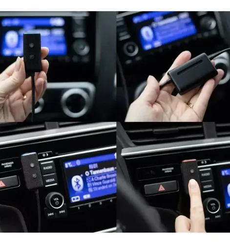 Amazon Echo Auto (2nd Gen) com assistente virtual Alexa - preto