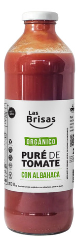 Puré De Tomate Organico Con Albahaca, Sin Tacc - Las Brisas