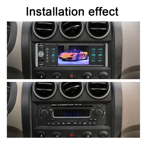 Radio Auto 1 Din Pantalla 4.1 Bluetooth Mp3 Usb Control