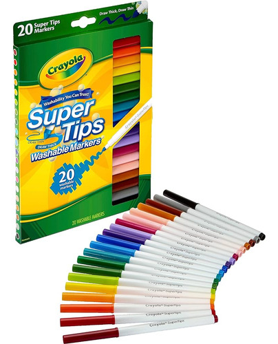 Crayola Súper Tip, Marcador Para Colorear.