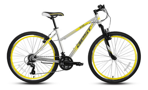 Bicicleta Best De Mujer Aida Aro 26 Gris/amarillo