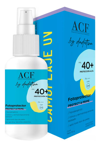 Acf Dadatina Kit Protector Solar Fps 40 + Refill + Labial
