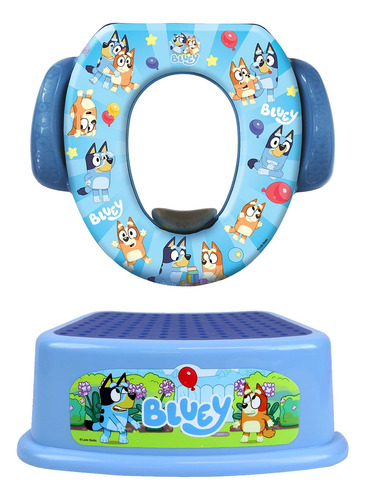 Conjunto De Entrenamiento Bluey: Asiento Suave, Banquita Aux