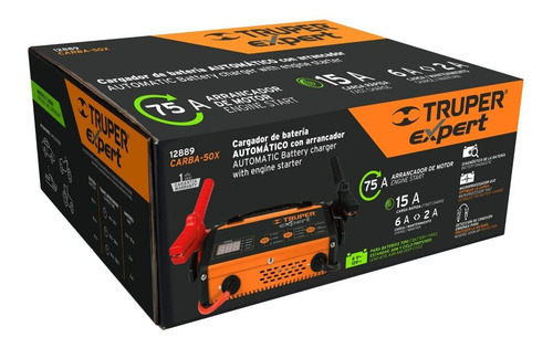 Cargador De 75 A Para Baterías De 6 Y 12 V, Expert