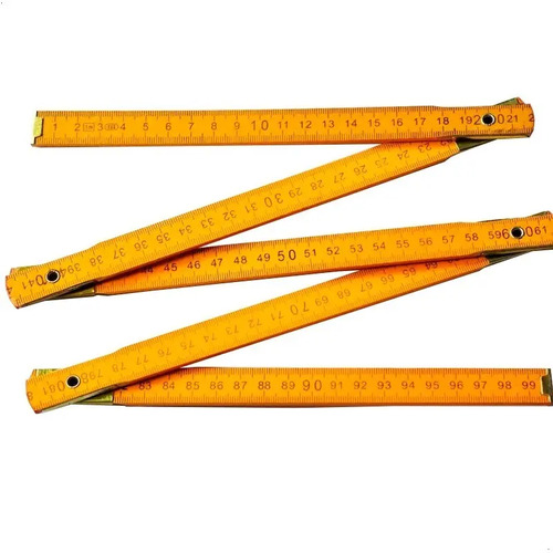 Metro De Madera Albañil Carpintero X 2 Mt Microcentro | MercadoLibre