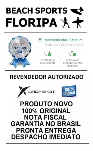 Raquete Padel Drop Shot Alone Soft Carbono 3k Original +capa