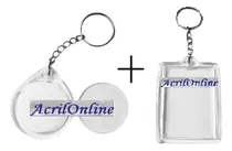 Comprar 50 Llaveros 6x4 C\u002Fcad + 50 Llaveros Redond C\u002Fcad Acrilonline
