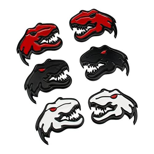 Un Par De Emblemas De Dinosaurio De Metal Para Dodge Ram Trx