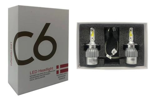 Kit Led Cree Cob Bi H4 H11 H7 H1 H3 Hb4 H11 12/24v +2019 C6+