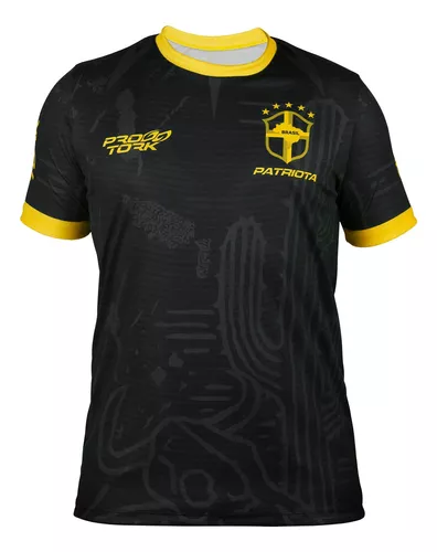 Blusa Camiseta Brasil Seleção Brasileira Feminina Poliéster