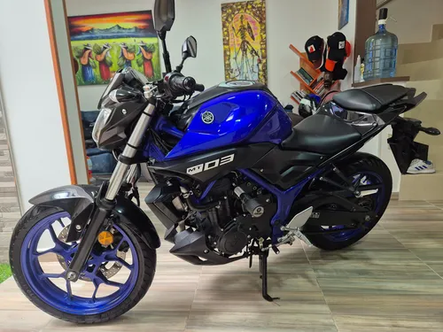 Yamaha Mt03 2020 Azul 17000 Km. Con Accesorios Especiales