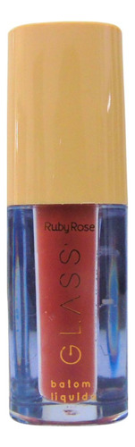 Batom Líquido Velvety Ruby Rose Glass Bg06 3,5ml