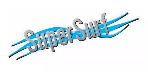 Emblema Super Surf Azul Saveiro 2003/2008 - Carblue