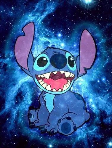 Imagen 1 de 7 de Pintura De Diamantes 5d Diseño Stitch U