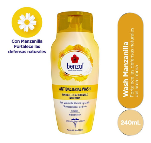 Benzal Manzanilla Kit Jabón + Toallitas + Desodorante Íntimo