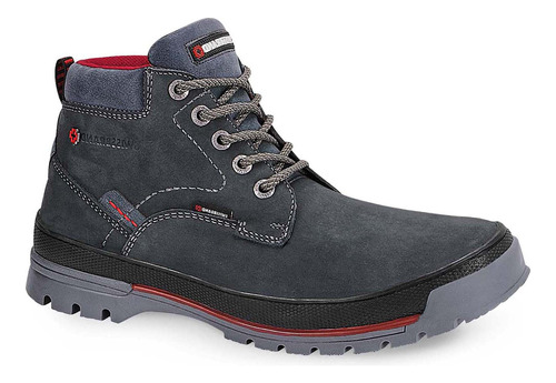 Bota Outdoor Swissbrand Piel Para Hombre Azul Marino