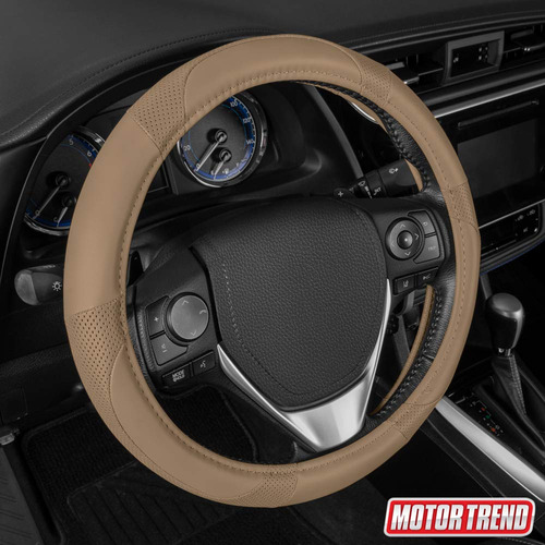 Motor Trend Funda Cuero Para Volante Suave Al Tacto Detall