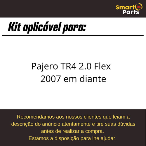 Kit Revisão Pajero Tr4 2.0 Flex Troca De Óleo 2007 Diante +