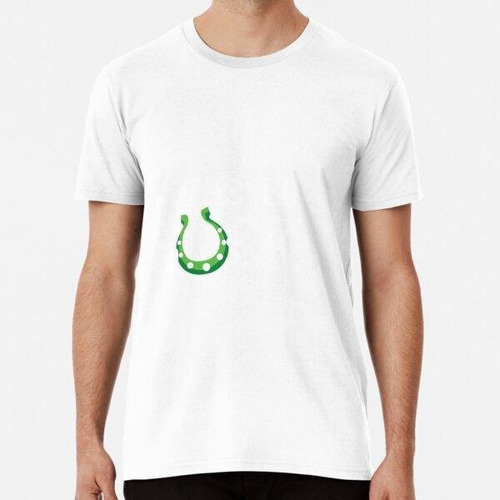 Remera San Patricio Day Born Lucky Green Horse Shoe Algodon 