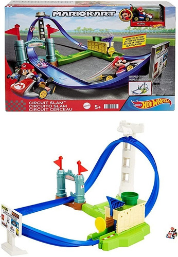 Pista / Hot Wheels De Mariokart  Con Mario Incluido Original