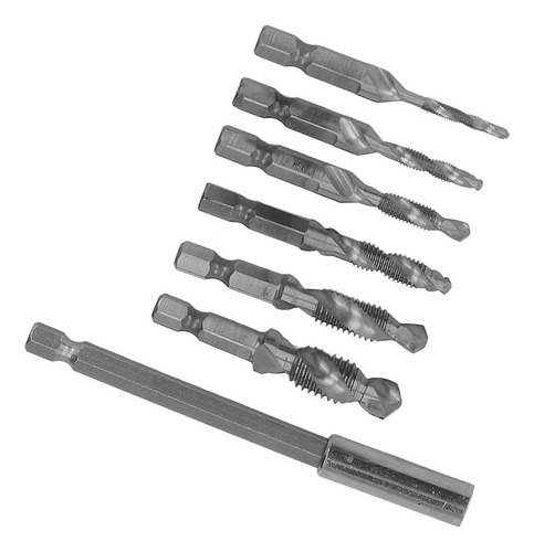 M3m10 Tap Set Drill Combined Bit Hex Shank Spiral Metric