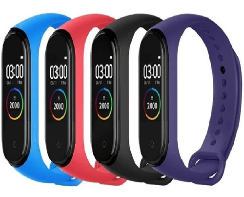 Mi Band 4 Versão Global + 2 Pulseiras Extras + 2 Películas