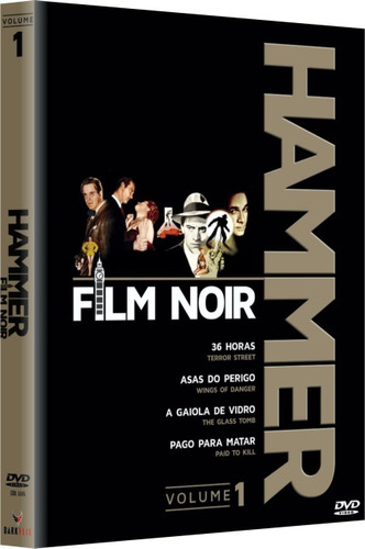 Box : Hammer Film Noir Volume 1 - Original 4 Filmes 2 Dvd's