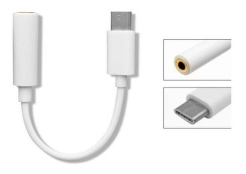 Adaptador De Audio Usb Tipo C A Jack Audio 3.5mm Auxiliar