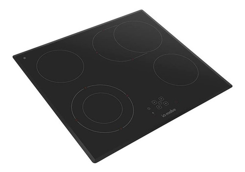 Imagen 2 de 5 de Tope Cocina 4 Hornillas Eléctrico Vitro Io Negro Mabe