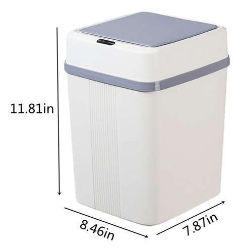 Bote De Basura P Storage Box Con Sensor Sin Contacto, 12 Lit