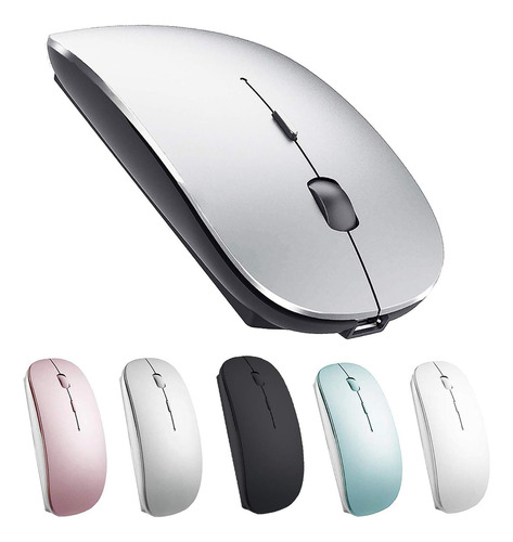 Mouse Recargable Est  B07pxsn7dv Gris