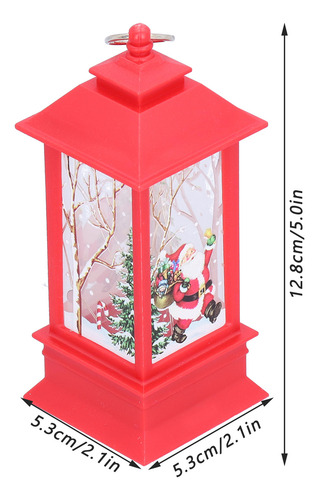 Linterna De Navidad Brillante Decorativa Portátil Led