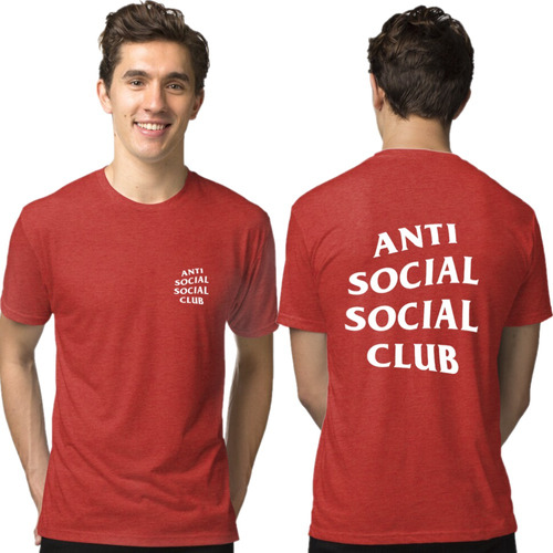 Remera Antisocial Social Club - Unisex Manga Corta - A01