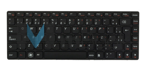 Teclado Lenovo V470 G475 B470 G470 25 011647 Br Ç Cor Conforme Imagens Do Anúncio Idioma