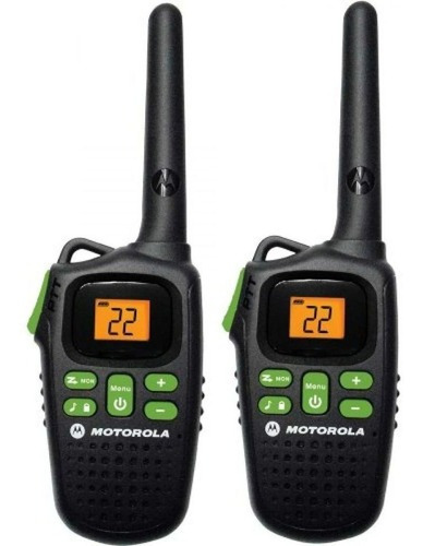 Radio Motorola Talkabout Walk Talk de 32 km, modelo Md200 Mr, color negro