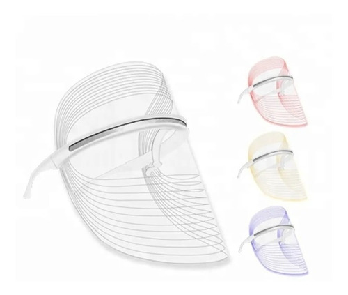Imagen 4 de 9 de Mascara Facial Inteligente Led Anti Acne 3 Colores Fotones